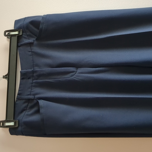 OLSEN EUROPE Mona Straight Navy Blue Women dress pants - S/6 - Picture 4 of 9